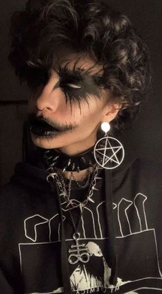 2. Fashion: #fashion, #style, #outfitinspiration, #beauty Goth Male, Goth Makeup Looks, Vampire Bride, Goth Guys, Punk Makeup, Alt Makeup, Graphic Makeup, Horror Makeup, Alternative Makeup