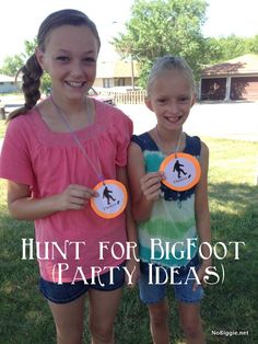 Plan a BigFoot party with all these fun BigFoot games! Bigfoot Scavenger Hunt, Yeti Spaghetti, Mythical Creatures Party, Foot Games, Pack Meeting