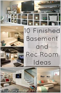 10 finished basement and rec room ideas