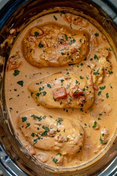 Slow Cooker Tomato Basil Chicken Breasts - main dishes #maindishes #slowcooker Basil Crockpot Recipes, Tomatoe Basil Crockpot Chicken, Slow Cooker Tomato Chicken, Caprese Chicken Crockpot, Cherry Tomato Crockpot Recipes, Crockpot Tomato Basil Chicken, Slow Cooker Tomato Basil Chicken, Slower Cooker Chicken Breast Recipes, Tomato Basil Chicken Crockpot