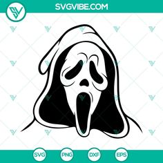 a ghost with its mouth open and tongue out