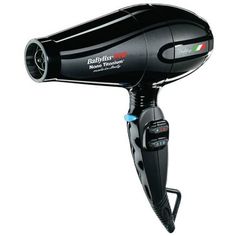 BaBylissPRO Nano Titanium Portofino Full-Size Dryer (BLACK). Made in Italy Nano Titanium technology 2000-watt Italian AC motor Ionic 6 heat/speed settings Removable stainless steel rear filter Limited 4-year warranty Bonus: 3 concentrator nozzles and diffuser Babyliss Pro Hair Dryer, Babyliss Hair Dryer, Hair Dryer Reviews, Titanium Hair, Hair Dryer Diffuser, Best Hair Dryer, Ionic Hair Dryer, Professional Hair Dryer, Blow Dryer