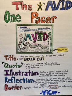 a poster with words written on it in different colors and styles, including the x - avidd pager