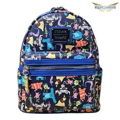 Loungefly Disney Pixar Monsters Inc Aop Mini Backpack Brand New With Tags Size: Mini / Approx. (9" W X 10" H X 4" D) Exclusive Our Reputation Is Extremely Important, And We Are Devoted To Ensure You Can Buy With Full Confidence Any Questions Feel Free To Contact Us Blue Disney Backpack For Daily Use, Blue Disney Backpack With Zipper Closure, Disney Multicolor Backpack For Theme Park, Blue Backpack With Zipper For Disney Trips, Multicolor Disney Backpack For Theme Park, Blue Backpack For Theme Park, Blue Standard Backpack For Theme Park, Disney Multicolor Backpack For Everyday Use, Multicolor Disney Backpack For Everyday Use