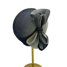 Charming Cloche Hat Derby Church Wedding Headwear - Etsy Church Cloche Fascinator, Vintage Cloche Hat With Curved Brim For Church, Elegant Fitted Gray Hat, Black Brimmed Cloche Hat For Church, One-size Brimmed Cloche Hat For Spring, Handmade Casual Cloche Hat, One Size, Wedding Headwear, Sinamay Fabric, Sinamay Hats