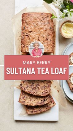 Mary Berry Sultana Tea Loaf Tea Loaf Recipe Mary Berry, Mary Berry Cake Recipes, Tea Loaf Recipe, Mary Berry Cakes, Berry Cakes, Tea Loaf, Cakes Recipes, Loaf Recipes