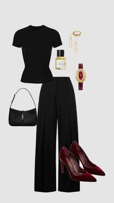 Woman In Black, Classy Work Outfits, Stylish Work Outfits, Fashion Mistakes, All Black Outfit, Looks Chic, Professional Outfits