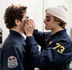 Ethan Edwards Michigan, Michigan Hockey Team, Ethan Edwards Cute, Mackie Samoskevich, Ethan Edwards Hockey, Umich Hockey Team, Ethan Edwards, Michigan Hockey, Boys Hockey