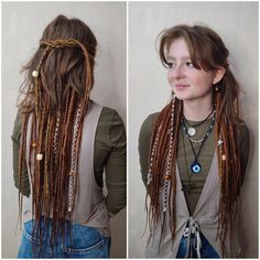 Under Dreads Hair, Half Head Dreads Hairstyles, Partial Dreads, Short Hair For Boys, Best Hairstyles For Women, Dread Jewelry, Dread Accessories, Boho Hairstyle