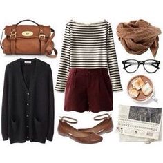 Nerd Outfit, Uni Outfit, Cardigan Outfit, Hipster Girls, Fandom Outfits, To Wear, University College, Hipster Fashion, Look Vintage