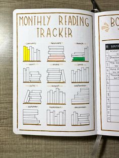 an open book with instructions on how to use bookshelves for reading and writing