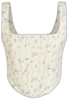 Feminine Fitted Spring Corset, Fitted Feminine Spring Corset, Feminine Fitted Corset For Spring, Trendy Cropped Summer Corset, Trendy Cropped Corset For Summer, Chic Cropped Cotton Corset, Fitted Sleeveless Spring Corset, Fitted Sleeveless Corset For Spring, Sleeveless Fitted Corset For Spring