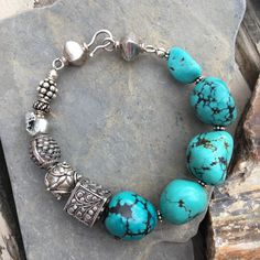 Bohemian Turquoise Beaded Bracelets With Spacer Beads, Turquoise Bohemian Beaded Bracelets, Southwestern Style Beaded Bracelets With Gemstone Beads, Southwestern Beaded Bracelets For Jewelry Making, Spiritual Turquoise Beaded Bracelets With Polished Beads, Spiritual Turquoise Bracelets With Polished Beads, Southwestern Turquoise Bracelets With Polished Beads, Southwestern Style Turquoise Bracelets With Polished Beads, Bohemian Turquoise Bracelets With Spacer Beads