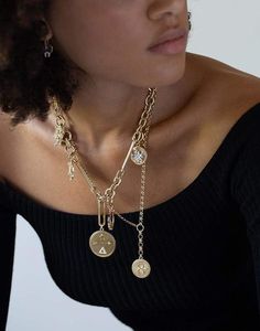 FOUNDRAE JEWELRYFINE JEWELNECKLACE O YLWGOLD Karma Medallion Belcher Necklace Cause Effect, Belcher Chain, Cause And Effect, Chain Lengths, Positive Energy, Chain Length, To The World, Chain Necklace, Gold Necklace