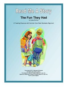 the book cover for read me a story, with an image of two people walking