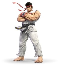 an action figure is posed in front of a white background with red ribbon around his neck