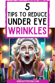 Are you looking for tips on how to get rid of under eye wrinkles? In this post I have included five proven remedies for increasing collagen production under the eyes, as well as my own daily routine to reduce eye wrinkles.  remedies, treatment, to remove, to get rid, remedies diy, botox for, exercise, filler, anti aging, and dark circles, home remedies, when smiling.