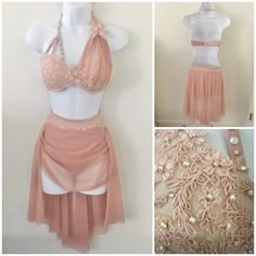 a dress made to look like a belly dance costume