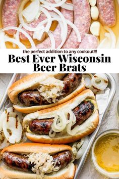 the perfect addition to any cookout best ever wisconsinn beer bratwursts