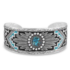 Western Cuff Bracelet, Montana Silversmith Jewelry, Western Bracelets, Silver Smithing, Turquoise Western, Center Point, Turquoise Ring Silver, Turquoise Bracelet Cuff, Blue Spring