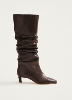 Kalila Brown Leather Boots | ALOHAS Alohas West Boots, High Knees, Brown Leather Boots, Samoa, Seychelles, Tanzania, Laos, Knee High Boots, Knee Boots