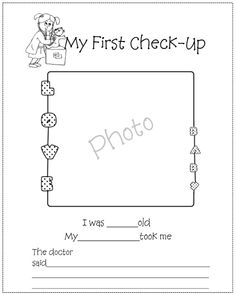 the first check - up worksheet for children to practice their handwriting and writing skills