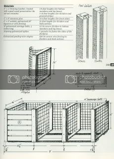 some drawings of different types of fences