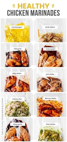 the ultimate guide to healthy chicken marinades