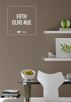 a green wall with the words how to choose interior color in white letters on it