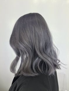 Hair Color Ash Grey, Hair Color Ash, Ash Gray Hair Color, Ash Grey Hair, Charcoal Hair, Dark Grey Hair, Ashy Hair, Grey Hair Dye, Ash Hair