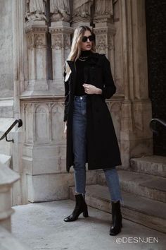 Square Toed Boots Outfit, Square Boots Outfit, Block Heel Boots Outfit, Square Toe Boots Outfit, Block Heels Outfit, Ankle Booties Outfit, Calf Boots Outfit, Black Ankle Boots Outfit, Black Booties Outfit