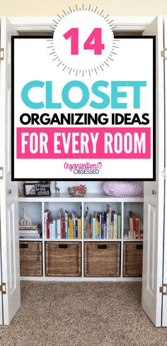 Our closets are always in need of organizing, right? These closet organization ideas will help you get all the closets in your home organized. Closet Organization Hacks, Closet Organizing Ideas, Ikea Organization Hacks, Closet Organization Tips, Best Closet Organization, Crafts Organization, Closet Hacks Organizing, Closet Hacks, Ideas Closet