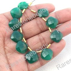 green faceted glass beads with gold plated earwires - set of 5