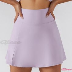 Qteee - Breathable Yoga Skirt - an Athletic Skirt ideal for Fitness, Running, Tennis and Yoga to enhance your Performance and Provide Coverage High Waist Sporty Skirt In Specific Color, Sporty High Waist Solid Skirt, Sporty High Waist Solid Color Skirt, High Waist Casual Sports Skirt, Casual High Waist Sports Skirt, Casual High-waist Sports Skirt, Solid Workout Skirt With Elastic Waistband, Solid Color Workout Skirt With Elastic Waistband, Moisture-wicking Workout Skirt