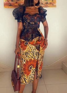 Ankara Wedding Dress, Ankara Prom Dress, African Prom Dress, Dr Closet, Dress Ankara