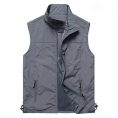 Introducing the perfect addition to your spring outdoor wardrobe is the Men's Outdoor Vests Spring Multi-Pockets. Crafted from premium polyester, this vest is designed to keep you comfortable and protected from the elements, no matter what your adventure has in store. With its waterproof coating, you'll stay dry even in the wettest of weather. Features: Material: Polyester Feature: waterproof Size Chart: Size Clothes Length Bust M 66 110 L 67.5 114 XL 69 118 2XL 70.5 122 3XL 72 126 4XL 73.5 130 Package Includes: 1 x Vest Functional Spring Vest With Pockets, Spring Functional Vest With Pockets, Casual Nylon Vest With Multiple Pockets, Casual Nylon Vest With Functional Pockets, Casual Nylon Vest With Side Pockets, Casual Outdoor Vest With Pockets, Outdoor Spring Vest With Side Pockets, Spring Outdoor Vest With Side Pockets, Practical Vest With Pockets For Outdoor Activities