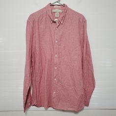 Free eBay listing template designed by dewiso.com NWT H&M L.O.G.G. Red Linen Blend Button Down Shirt Regular Fit Sz XL New with tags. LOGG Label of Graded Goods by H&M. Red color, soft lightweight linen blend material. Casual styling, perfect for summer. Shirt is size XL. Shirt measures 25.5 inches pit to pit, 33 inches length down back, 27 inches sleeve length.   Contact me with questions. See images for further sizing information. This item ships with USPS First Class Parcel Shipping. Casual Button Down Shirts, Linen Blend, Red Color, Button Downs, Template Design, Casual Shirts, Button Down Shirt, Tunic Tops, H&m