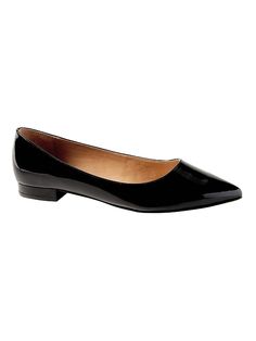 Pointy-Toe Flat | Banana Republic Pointed Toe Ballet Flats, Synthetic Low Heel Pointed Toe Flats For Work, Low Heel Pointed Toe Flats For Work, Cute Shoes Flats, Pointy Shoes, Pointy Flats, Insole Design, Pointy Toe Flats, Fashion Wishlist