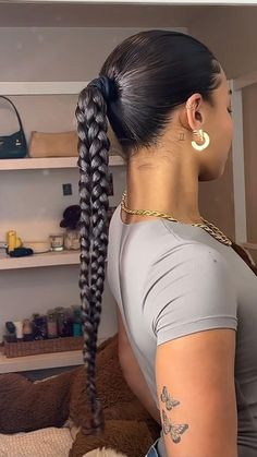 Gym Hairstyles, Slicked Back Hair, Peinados Fáciles Para Cabello Corto, Slick Hairstyles, Hair Stylist Life, Sleek Hairstyles