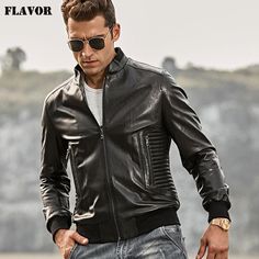 Enrich your shopping list wisely at SolaceConnect.com.  Men's Real Leather Jacket Motorcycle Slim Fit Lambskin Genuine Leather Jacket Coat with Standing  #jacketseason #fashionjackets #jacketstyle #jacketswag #jackets #mensjackets #jacketshop #menjackets #jacketsale Red Suede Jacket, Adventurous Men, Celebrities Leather Jacket, Rugged Leather, Standing Collar, Real Leather Jacket, Biker Leather, Men's Coats & Jackets, Genuine Leather Jackets