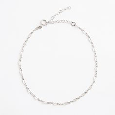 Our Lace Chain Anklet adds the perfect amount of shimmer to your ankle! If you're looking for a unique way to add a bit of shine to your look, this piece is for you! Pairs well with our Rope Anklet. DETAILS Anklet length: 8" with 2" extender Gold filled -or- sterling silver chain, spring clasp, and findings Matching pieces: Lace Chain Necklace, Lace Chain Lariat Necklace, Dainty Chain Bracelet Rope Anklet, Anklets Jewelry, Types Of Gold, Dainty Chain, Cute Sandals, Chain Anklet, Necklace Dainty, Summer Night, Anklet Jewelry