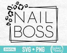 nail boss svg and png