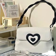 Shipping: Worldwide Express Shipping AvailableDelivery time: 🚚7-15Days Fast ShippingReturns: Fast refund,💯100% Money Back Guarantee.Brand Name: Boare MortsHandbags Type: Shoulder BagsTypes of bags: Shoulder & HandbagsMain Material: PULining Material: PolyesterShape: SquarePlace Of Origin: ZHE JIANG ProvincePlace Of Origin: ZHE JIANG ProvinceOrigin: Mainland ChinaCN: ZhejiangHardness: HARDPattern Type: SolidInterior: Cell Phone PocketDecoration: HeartExterior: NONEOccasion: VersatileClosure Typ Y2k Handbag, Vintage Designer Bags, Casual Tote Bag, Handbags Women, Underarm Bag, Pretty Bags, Vintage Heart, Mini Handbags, Casual Tote