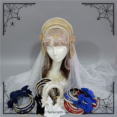 Tudor Crown, Angel Halloween Costumes, Flower Headdress, Simple Style Outfits, Anne Boleyn, Crown Headband, Hair Reference, Flower Hair Accessories, Head Accessories