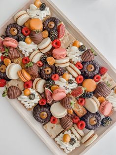 Afternoon Tea Gift BoxesPlatters and Sweet TreatsHand deliveredthroughout Toronto and the GTA. Afternoon Tea Board, Sweet And Savory Charcuterie Board Ideas, Sweet Grazing Platter, Brunch Platters, Dessert Grazing Board, Sweet Boards, Sweets Tray, Sweet Platter, Gift Wrapping Birthday