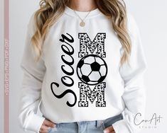 Looking for a shirt design that will make you stand out on the soccer field? Look no further than the Soccer Mom SVG! This shirt design is perfect for soccer moms who want to show their support for their kids. With a fun leopard print, this shirt is sure to turn heads on the field. Plus, with the Soccer Mom SVG, you can easily customize the design to make it your own. Whether you're a veteran soccer mom or just starting out, this shirt design is perfect for you! This listing includes 5 files. IN Soccer Mom Svg, Sports Mom Shirts, Coach Shirts, Leopard Shirt, Soccer Shirt, Mama Svg