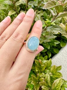 🌟 Welcome to Shine Bright Crystals! 🌟 📏 Size: 8 Adorn your finger with this stunning aquamarine sterling silver ring in size 8.25. Featuring a genuine aquamarine gemstone, this elegant ring is perfect for everyday wear or special occasions. Its timeless design makes it a wonderful gift for anyone born in March or for those who appreciate exquisite jewelry. 💍 Genuine aquamarine gemstone set in a sterling silver band 🌊 Beautiful and calming blue hue of the aquamarine ✨ Perfect for everyday wear or special occasions 🎁 Ideal gift for her, especially those born in March 📏 Ring size: 8.25 📦 Carefully packaged for safe and secure delivery 🚫 Disclaimer: Please note that all metaphysical information provided by Shine Bright Crystals about our crystals is intended solely for spiritual purpo Blue Topaz Rings With Natural Stones, Unique Aquamarine Oval Rings, Unique Oval Aquamarine Rings, Oval Aquamarine Turquoise Ring, Oval Aquamarine Ring In Turquoise, Oval Aquamarine Rings In Turquoise Color, Oval Aquamarine Ring, Born In March, March Birthstone Ring