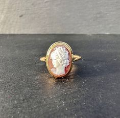 9ct Yellow Gold, Vintage Cameo Victorian Ring.Birmingham. Gold Oval Cameo Rings, Yellow Gold Cameo Signet Ring, Gold Round Cameo Signet Ring, Oval Cameo Yellow Gold Ring, Oval Yellow Gold Cameo Ring, Wedding Cameo Ring In Yellow Gold, Wedding Yellow Gold Cameo Ring, Yellow Gold Cameo Signet Ring As Gift, Yellow Gold Cameo Rings For Gifts