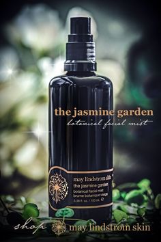 Our botanical facial mist, The Jasmine Garden, bring a touch of healing moisture while calming, nourishing, and supporting skin with a unique combination of colloidal silver and organic rose water. | May Lindstrom Skin Hydrating Facial Mist, Fresh Skincare