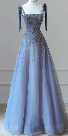 Starry Night Prom Dresses, Starry Night Prom Dress Midnight Blue, Prom Dress Indian, Starry Night Prom Dress, Long Graduation Dress, Yule Ball Dresses, Cinderella Prom Dress, Lavender Gown, 파티 ��드레스